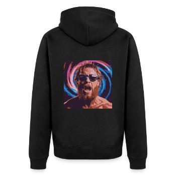 Trippin - Veste à capuche bio Premium Unisexe - noir - Dos - Nico (187cm)