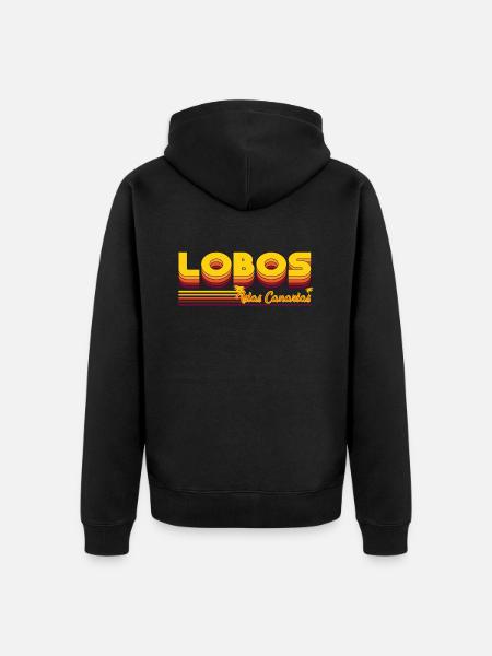 Lobos Canary Island Design - Unisex Premium Organic Zip Hoodie - black