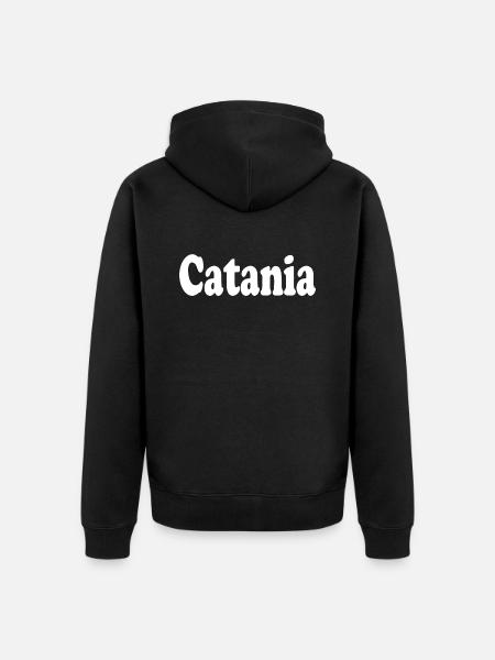 Catane - Veste à capuche bio Premium Unisexe - noir