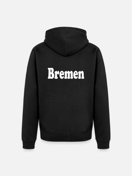 Brême - Veste à capuche bio Premium Unisexe - noir