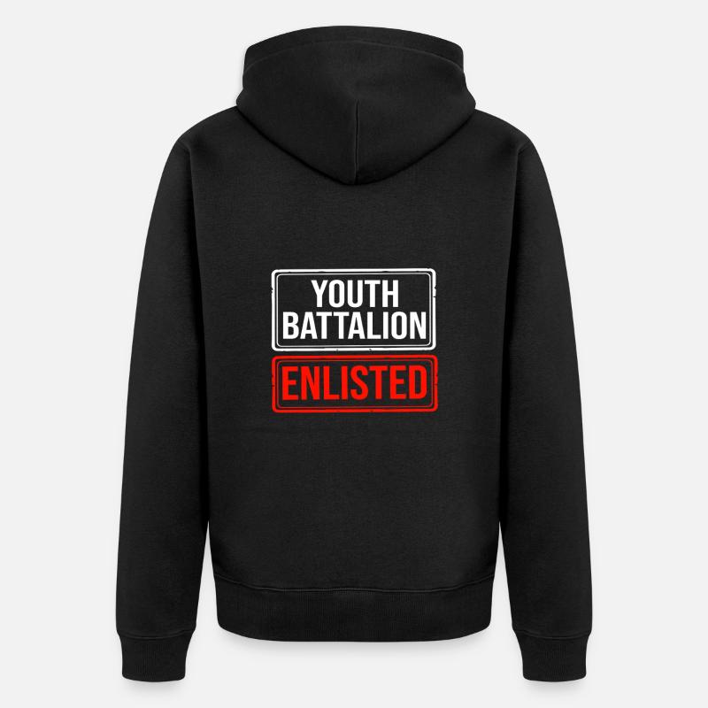 Mormons - Veste à capuche bio Premium Unisexe - noir