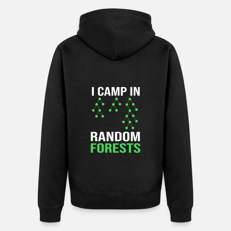 Programmeur Codeur GPT - Veste à capuche bio Premium Unisexe - noir