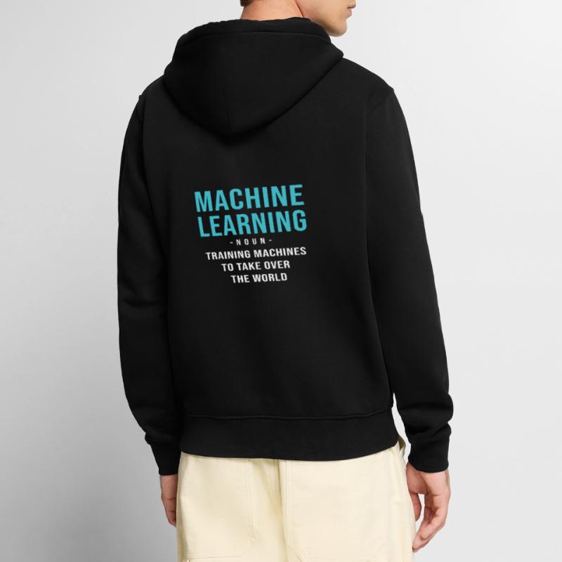GPT Programmer Coder Unisex Premium Organic Zip Hoodie