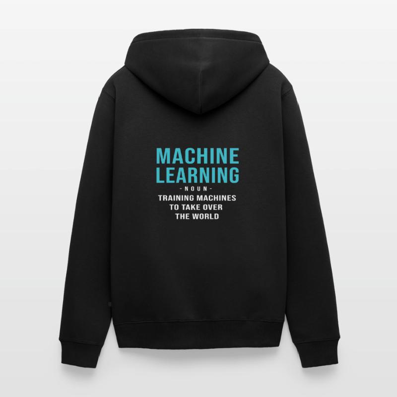 GPT Programmer Coder Unisex Premium Organic Zip Hoodie