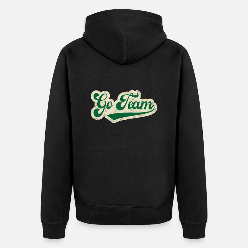 Aller à l’équipe - Veste à capuche bio Premium Unisexe - noir