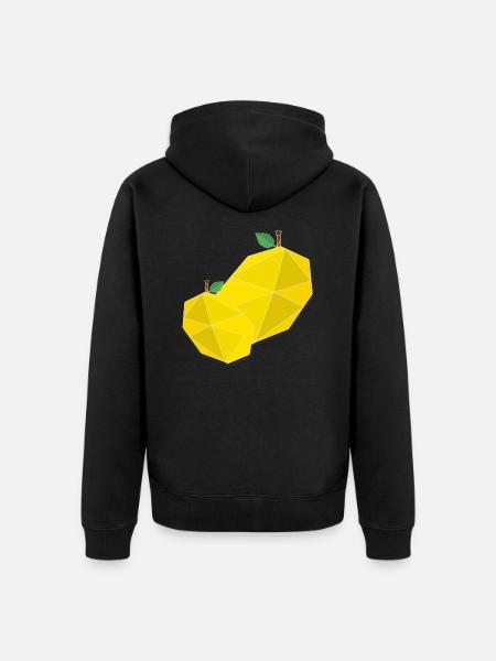 Jus de bricolage fruit fruit mangue origami vitamine - Veste à capuche bio Premium Unisexe - noir
