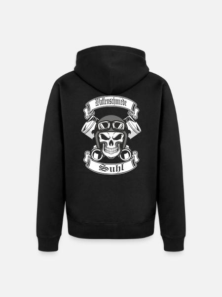 Waffenschmiede Suhl - Unisex Premium Bio Zip Hoodie - Schwarz