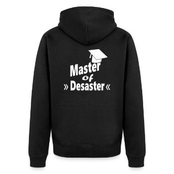achèvement - Veste à capuche bio Premium Unisexe - noir - Dos - Nico (187cm)