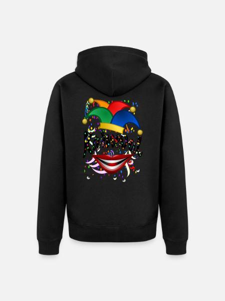 carnaval - Veste à capuche bio Premium Unisexe - noir