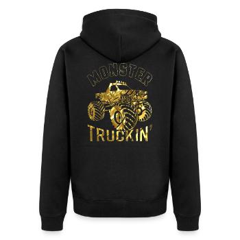 Monster Truck - Veste à capuche bio Premium Unisexe - noir - Dos - Nico (187cm)