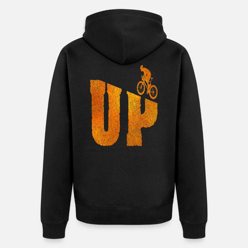 Cyclisme - Veste à capuche bio Premium Unisexe - noir