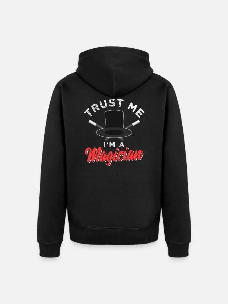Magic - Unisex Premium Organic Zip Hoodie - black