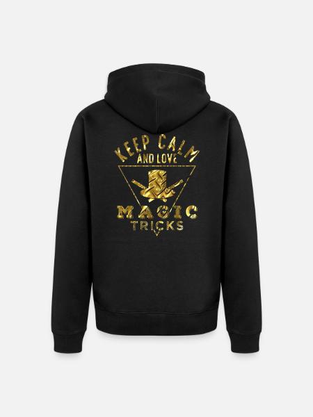 Magic - Unisex Premium Organic Zip Hoodie - black