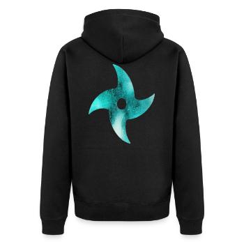Ninja - Veste à capuche bio Premium Unisexe - noir - Dos - Nico (187cm)