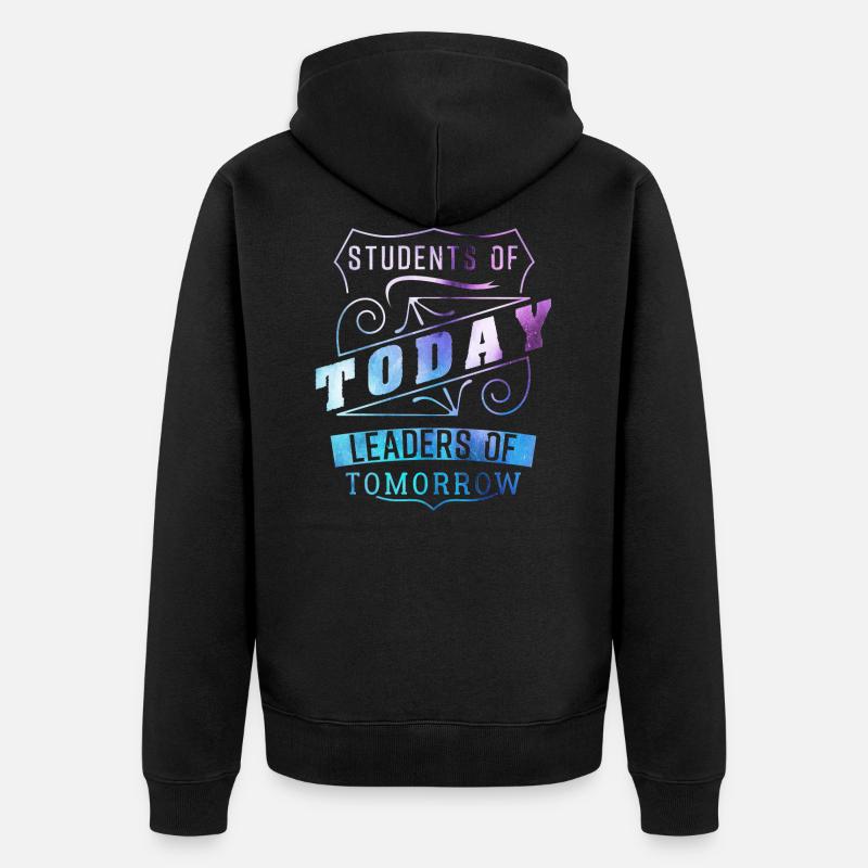 Studium - Unisex Premium Bio Zip Hoodie - Schwarz