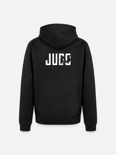 Judo - Unisex Premium Bio Zip Hoodie - Schwarz