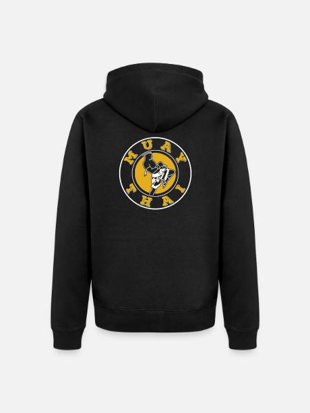 Muay Thai - Veste à capuche bio Premium Unisexe - noir