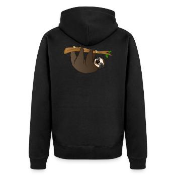 indolence - Veste à capuche bio Premium Unisexe - noir - Dos - Nico (187cm)