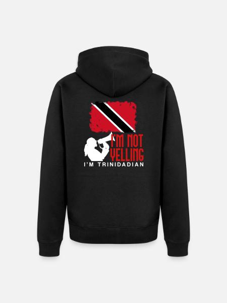 Trinidad Tobago - Unisex Premium Organic Zip Hoodie - black