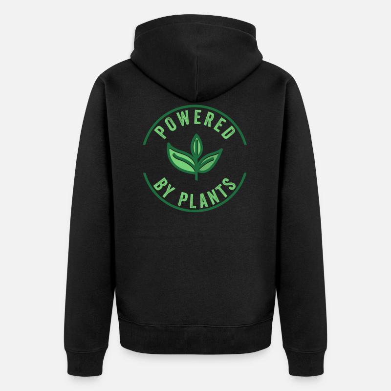 Végétaliens végétariens - Veste à capuche bio Premium Unisexe - noir