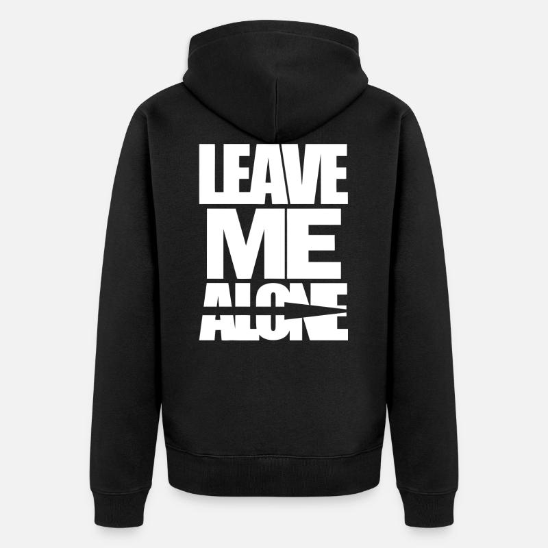 LAISSE-MOI TRANQUILLE - Veste à capuche bio Premium Unisexe - noir