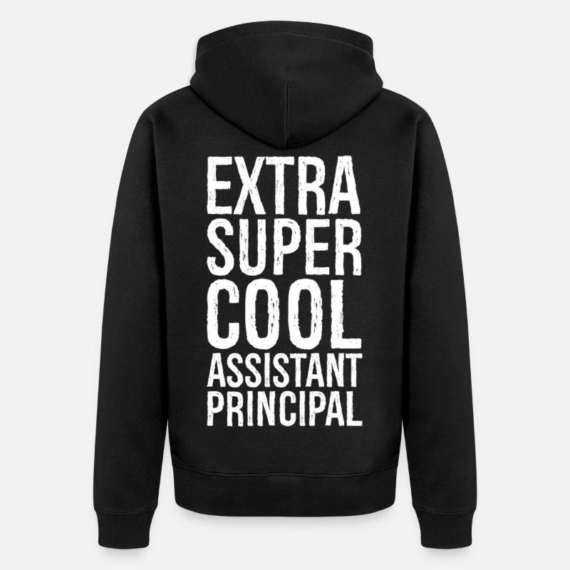 Extra Super Cool Directeur adjoint - Veste à capuche bio Premium Unisexe - noir