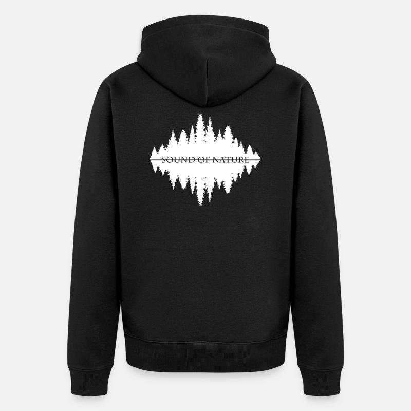 SON DE NATURE - Veste à capuche bio Premium Unisexe - noir