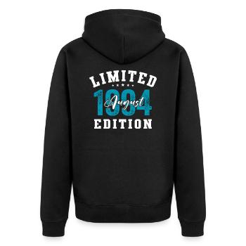 30th Birthday Original August 1994 Year 1994 - Unisex Premium Organic Zip Hoodie - black - Back - Nico (187cm)