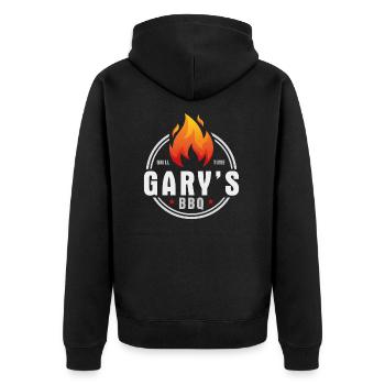 Barbecue Garys - Veste à capuche bio Premium Unisexe - noir - Dos - Nico (187cm)