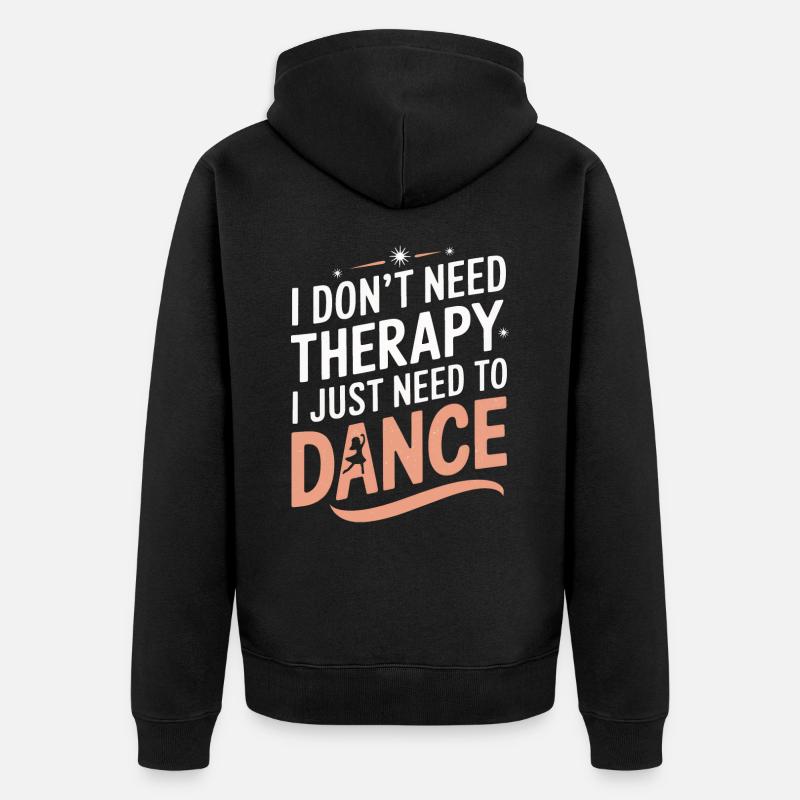 Dansant Danseurs Dansant - Veste à capuche bio Premium Unisexe - noir