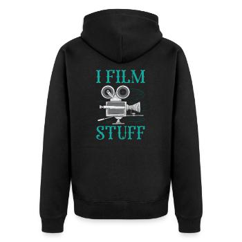 I Film Stuff Cinéaste Réalisation de film Réalisateur - Veste à capuche bio Premium Unisexe - noir - Dos - Nico (187cm)