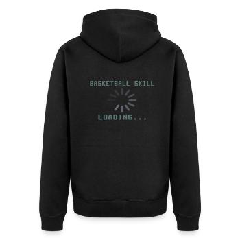 Basketball Idée cadeau Sport Design - Veste à capuche bio Premium Unisexe - noir - Dos - Nico (187cm)