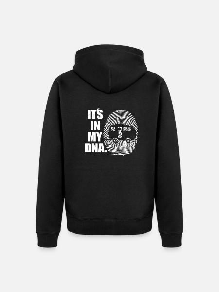 Camper Gift Idea Camping - Unisex Premium Organic Zip Hoodie - black
