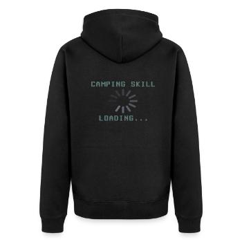 Camper Gift Idea Camping - Veste à capuche bio Premium Unisexe - noir - Dos - Nico (187cm)