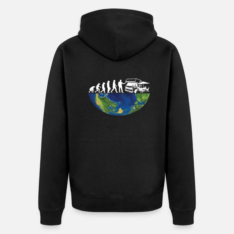 Camper Gift Idea Camping - Veste à capuche bio Premium Unisexe - noir