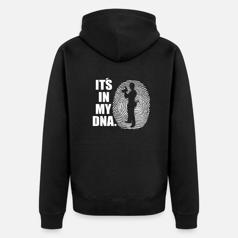 Artisans d’idées cadeaux DIY - Veste à capuche bio Premium Unisexe - noir