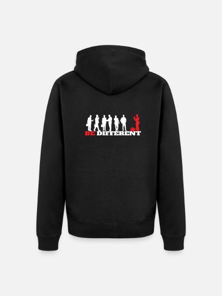 DIY Gift Idea Craftsmen - Unisex Premium Organic Zip Hoodie - black