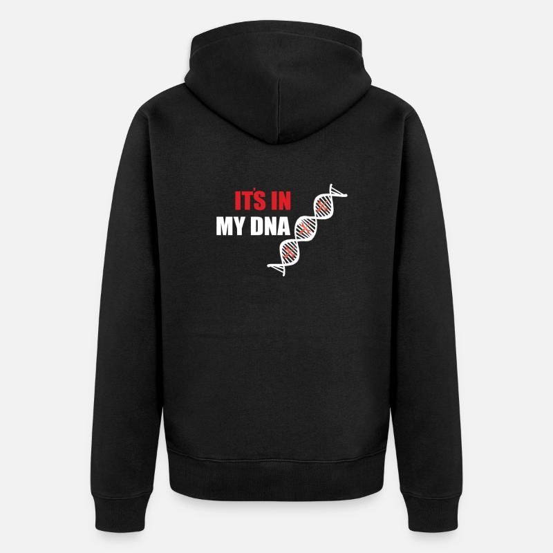 Heimwerker Geschenkidee Handwerker - Unisex Premium Bio Zip Hoodie - Schwarz