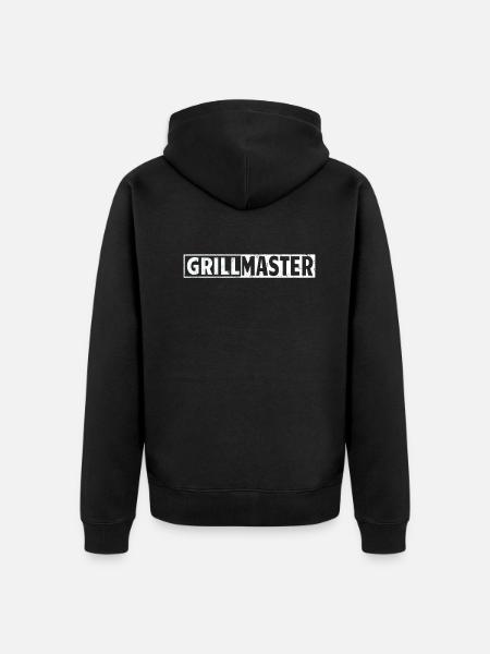 Barbecuing and Camper Gift Idea - Unisex Premium Organic Zip Hoodie - black