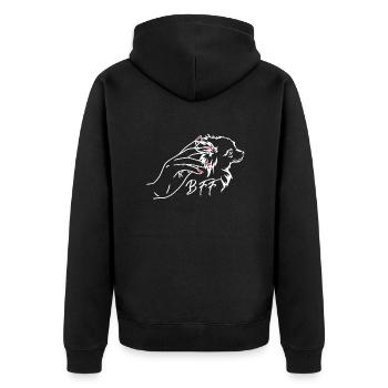 Chien Chihuahua Propriétaire de chien Gechenkidee - Veste à capuche bio Premium Unisexe - noir - Dos - Nico (187cm)