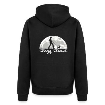 Chien Chihuahua Propriétaire de chien Gechenkidee - Veste à capuche bio Premium Unisexe - noir - Dos - Nico (187cm)