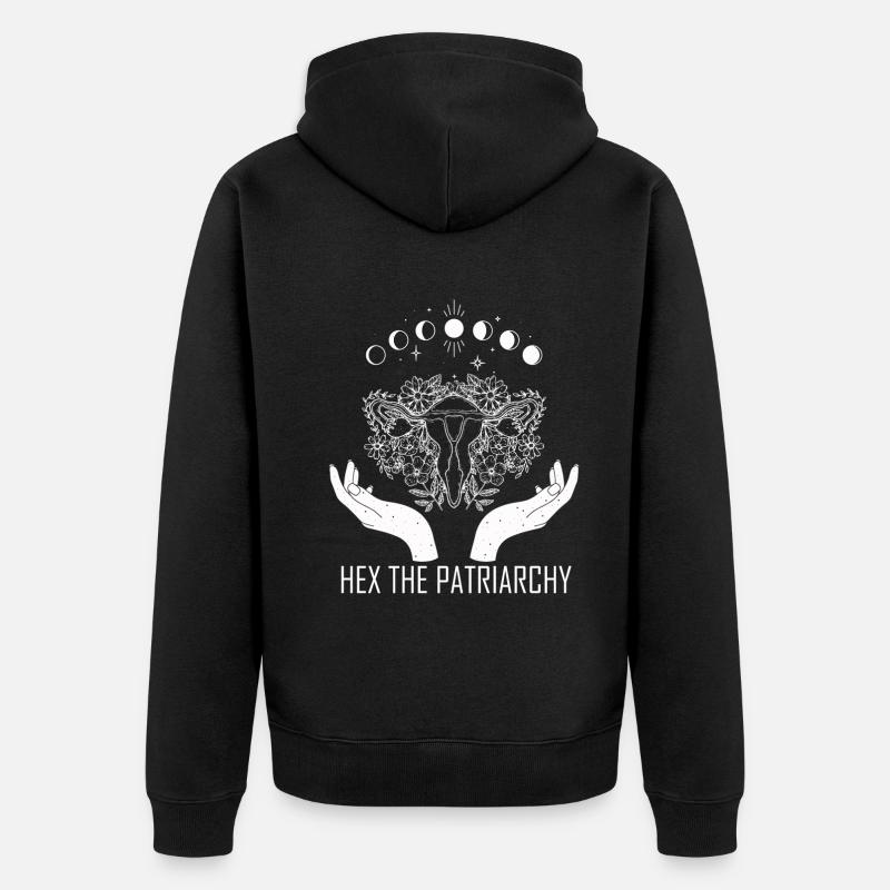 Hex Le Patriarcat - Veste à capuche bio Premium Unisexe - noir