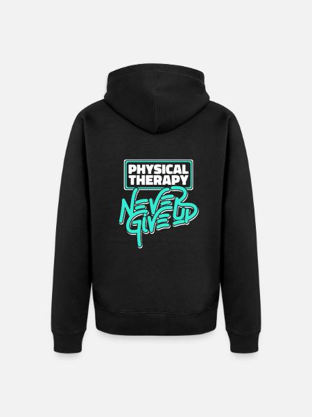 Physiotherapy Therapist Assistant - Unisex Premium Organic Zip Hoodie - black