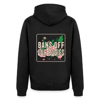 Bannir nos corps protéger la liberté Choisir les femmes - Veste à capuche bio Premium Unisexe - noir - Dos - Nico (187cm)