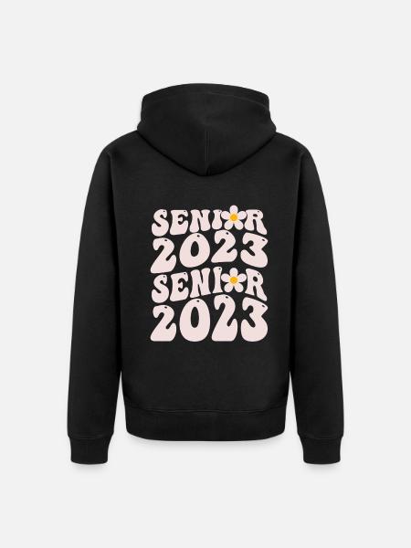 Senior 2023 - Unisex Premium Organic Zip Hoodie - black