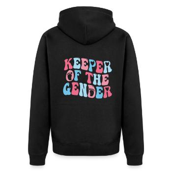 Gardien du genre - Veste à capuche bio Premium Unisexe - noir - Dos - Nico (187cm)