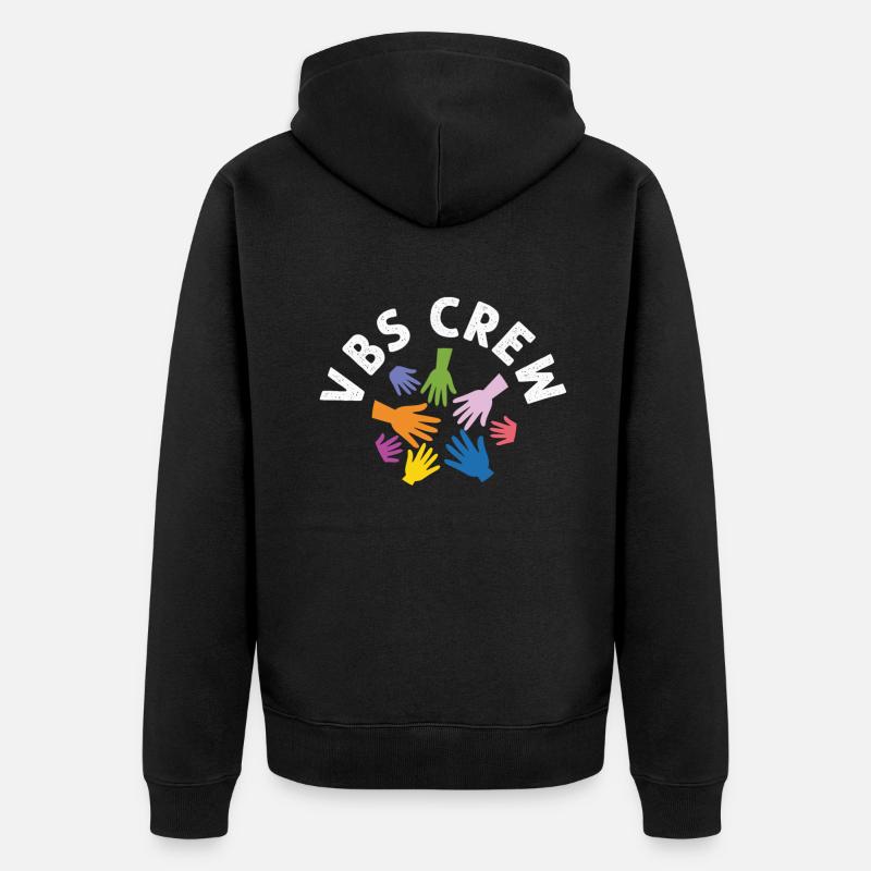 Équipage VBS - Veste à capuche bio Premium Unisexe - noir