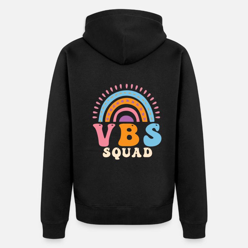 VBS Squad Bible Shool - Veste à capuche bio Premium Unisexe - noir