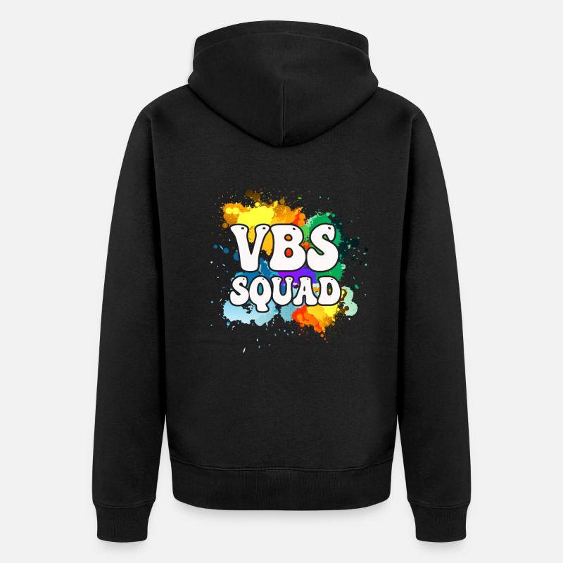 VBS Squad Bible Shool - Veste à capuche bio Premium Unisexe - noir