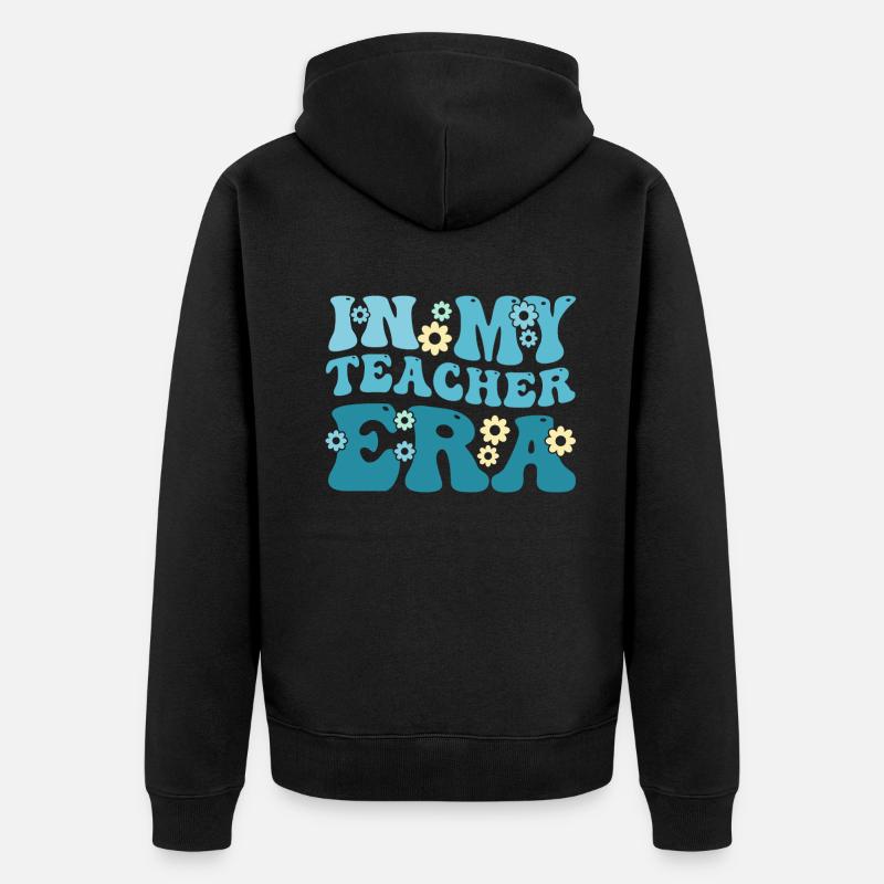À l’époque de l’enseignement - Veste à capuche bio Premium Unisexe - noir